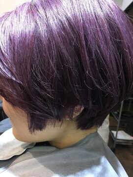 フラッグ(flag) Wカラー(ラベンダー)☆