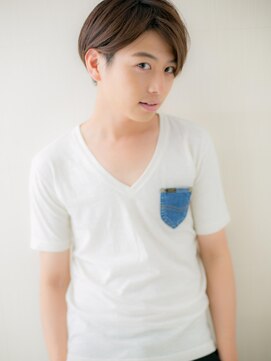 モッズヘア メン 上尾東口店(mod's hair men) ≪mod's men≫長めバングと好感度サラ髪☆爽やかショートＤ