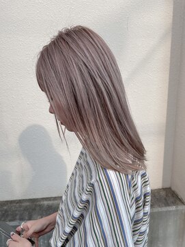 アリー 原宿 表参道(ALLY) 【ALLY 濱田】ラベンダーグレージュ×ミディアム 20代/30代/40代