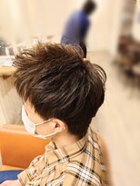 アンプリュス リアン(1+ Unplus lien)&nbsp;ブリーチ無しでもキマる！メンズグレイアッシュ/亀戸/錦糸町