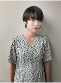 前髪カール/ネオシースルーバング/くびれボブ［銀座］