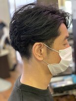 フレンズ 環状通東店(friend's)&nbsp;刈り上げショート、グラデーション、サイドパート　10