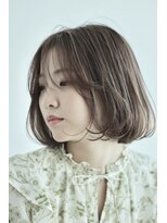 エムスラッシュ ストリートマーケット スマートサロン センター北(M.SLASH)&nbsp;M.SLASH/ふんわり肩上ボブ/ゆるふわカール/ルーセントセピア
