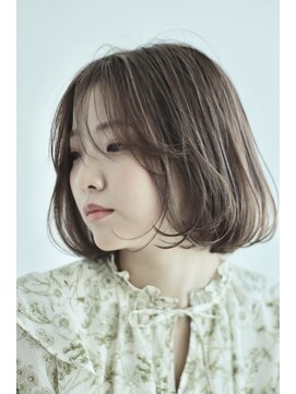 エムスラッシュ ストリートマーケット スマートサロン センター北(M.SLASH) M.SLASH/ふんわり肩上ボブ/ゆるふわカール/ルーセントセピア