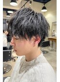 黒髮×マッシュ