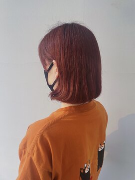 イロヘア 北岡崎店(ilo.hair) ハイ！！レッドカラー