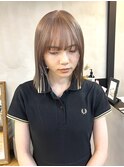 ブリーチ1回/creamy beige