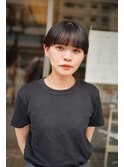 マッシュショートヘア