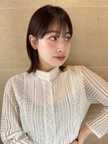 ◎ボブ/ロブ/切りっぱなし/前髪/顔周りカット/銀座一丁目