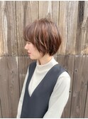 パーマ風ショート