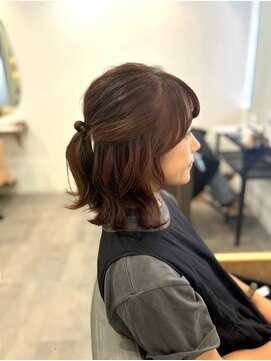 メイ 池袋(mei) ハーフアップ/ヘアメイク/ヘアアレンジ/ヘアセット/コテ巻きヘア