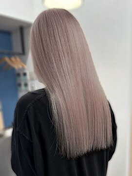 アースモード 亀戸店(EARTH Mode) 20代30代寒色系カラーシースルーバンク艶感ストレート透明感