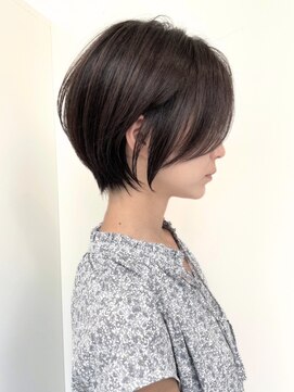 ネイロ バイ ジルブラン 葛西(NeiRo by JIL BLAN) ハイライト白髪ぼかしダブルカラーインナーカラーショートボブ