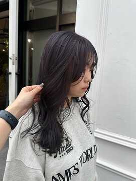 ヤテ(yate') ブリーチ有 ダークカラー ラベンダーグレージュ