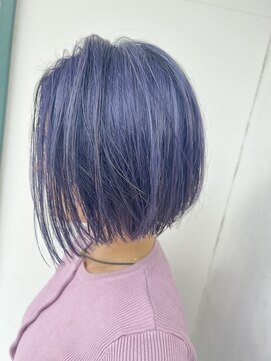 ゴーグッド(GO GOOD.) ラベンダー×前下がりボブ