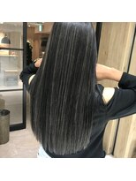 マルフェ 天王寺(marfe)&nbsp;コントラストハイライト細めグレージュ