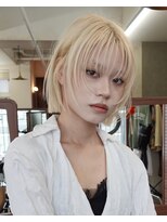 スタニング 渋谷(STUNNING.) レイヤー/ボブ/ケアブリーチ/ダブルカラー/ハイトーン【修】