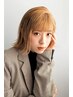 【ミディアム限定◇透明感】カット＋Wカラー(ブリーチ込)￥22000～