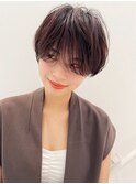 【似合わせ】小顔ショート/フェザーショート/前髪ありショート