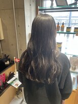 オーガニック ライフ 若葉 鶴ヶ島(organic+life)&nbsp;【艶感★シースルーバング】韓国ヘア20代30代ウェーブ巻き髪