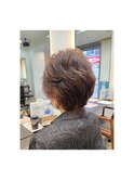 ブロー仕上げの大人ショート