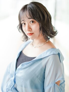 ムクヘアー(muk hair) 束感ラフボブ×シースルーバング