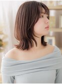 レイヤーカットくびれミディアムこなれヘアa大宮20代30代40代