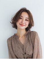 e.m.a プレミアムビューティーサロン 栄駅店(e.m.a PREMIUM BEAUTY SALON)&nbsp;レイヤーカット/イメチェン/外ハネボブ/美髪/ワイドバング/髪型