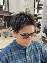 アイヴィー 池袋(IVY)&nbsp;刈り上げないアップバングショート[池袋/池袋駅/メンズ]