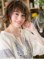 カバーヘア ブリス 志木南口駅前店(COVER HAIR bliss)&nbsp;くせ毛風ニュアンスパーマ前下がり外ハネボブc7志木20代30代40代