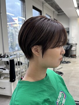 クレム 博多駅店(ChLem) 柔らかなベージュ　スッキリショート　博多ショート