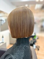 ジ エクト リアン 箕面店(The Ect Lien) 似合わせカット◆切りっぱなしボブ×透明感カラー