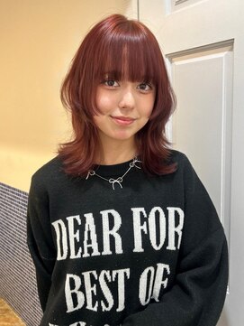 ピンクブラウン　海外レイヤー