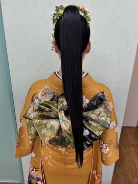 ビワテイ(Biwatei) 成人式・大人女子・夜会巻き・アップ・着付・クラシック・七五三