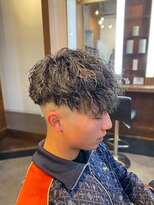 アイリーヘアデザイン(IRIE HAIR DESIGN)&nbsp;【IRIE HAIR福岡】バロックパーマ×メッシュハイライト