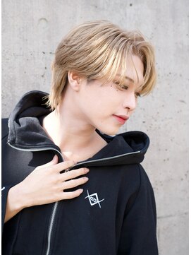 スキル 池袋(SKILL) ミルクティーベージュ×センターパート