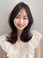 アグノス 青山(Agnos) ミルクティーブロンドデジタルパーマワンホンレイヤー