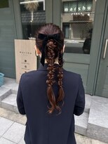 マーシュ(marshu) 結婚式お呼ばれスタイル【編みおろし】