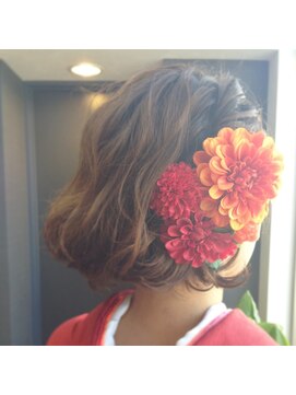 シアン(cyan) 【cyan】和装ヘアセット3