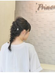 パーティーヘアセット♪　美シルエットのダウンスタイル☆