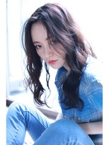 マイティ バイ エイチ(mighty by H)&nbsp;【mighty】センターパートロング×イルミナカラー