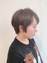 アンバー(Amber) カジュアルショート×アッシュグレー