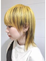 アルクバイネオリーブ 荻窪店(arc by neolive)&nbsp;ミディアムレイヤーウルフ×ビビットカラー arc by neolive 荻窪