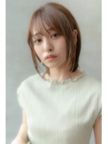 オースティン 流山おおたかの森(AUSTIN)&nbsp;大人かわいい前髪セシルカットココアブラウンフリンジウェーブ