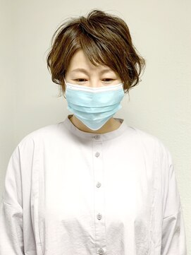 ラトリエコンタン(L´atelier Content) 【LatelierContent yumi】大人のまるショートボブ