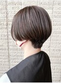 前下がりマッシュショート
