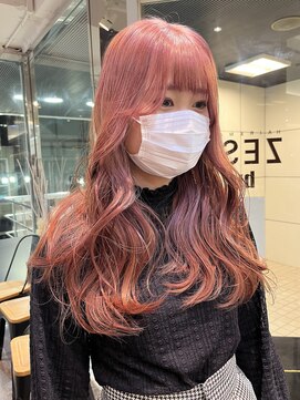 ヘアーアンドメイク ビス(HAIR&MAKE bis) 甘さ×透明感♪最強ピンクカラー☆【多田　華歌】