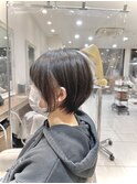 イヤリングカラー×ショートボブ【Ash大泉学園 横山】