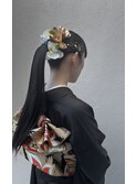 シンプルで上品な大人ポニー