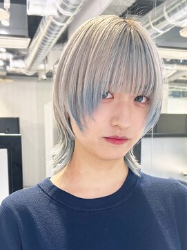 アルバム 池袋(ALBUM) インナー裾カラー_ショコラアッシュヘルシースタイル_39409